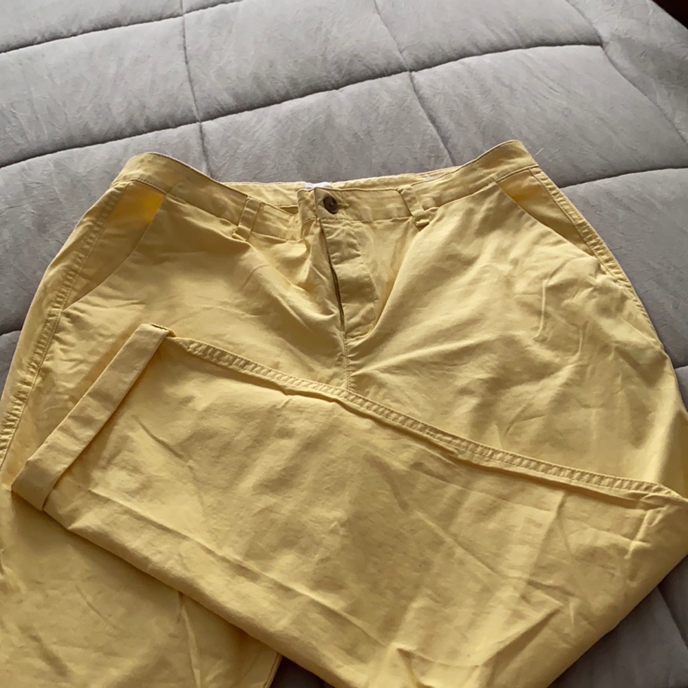 Yellow GAP Girlfriend Khaki
